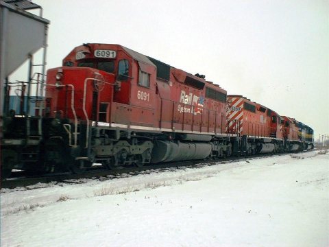 DME freight train in