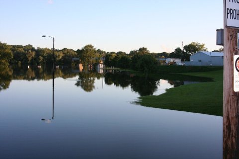 Byron, Illinois Flooded Boat Launch 02