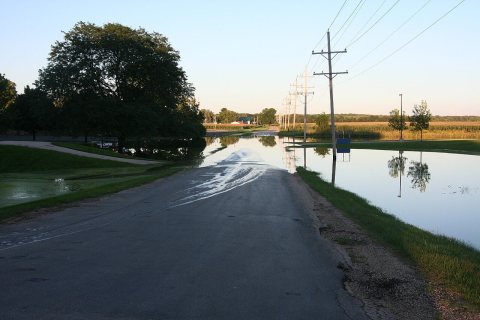 Byron, Illinois Flooded Businesses 01