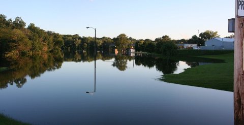 Byron, Illinois Flooded Boat Launch P1