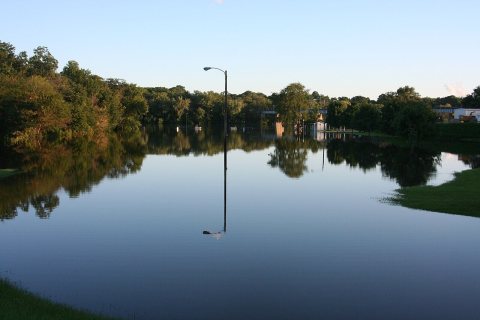 Byron, Illinois Flooded Boat Launch 01