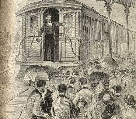 Abraham Lincoln Springfield departure February 1861