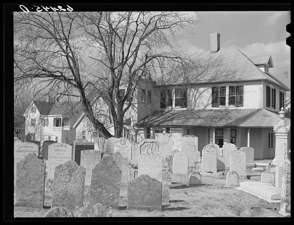 Church yard. Lewes, Delaware