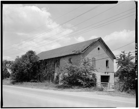 VIEW FROM SOUTHWEST - Baumgartner Creamery, U.S. Route 45