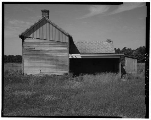 East elevation, looking west - William H. Ward House, North side of Road 244, .25 mile east of Road 246