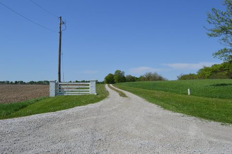 Power Farmstead driveway