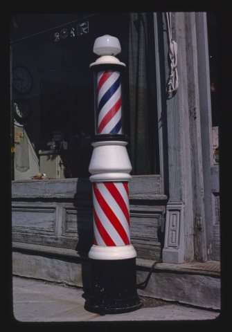 Barber pole, Elm Street