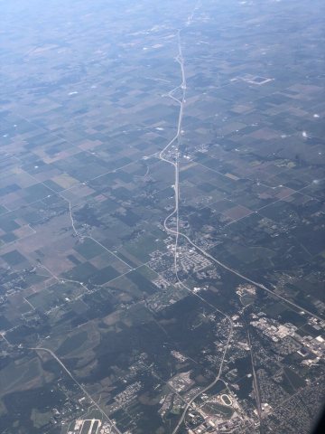 2022-09-09 18 52 23 UTC minus 5 Aerial view of northeastern Sangamon County, Illinois, centered on Williams Township