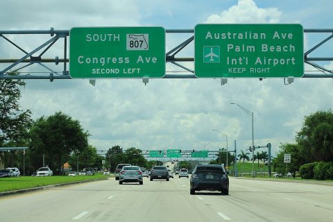 US98 FL80 West - FL807 South - PBI Right