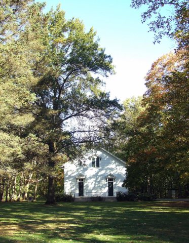 Funk's Grove Chapel. Historic Route 66