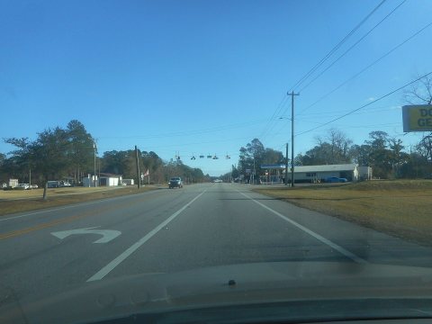 NB FL 121 @ Union CR 229 in