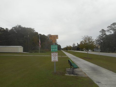 Raiford RR Station Marker along Raiford Rail Trail