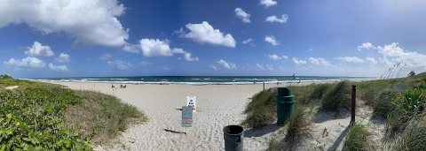 Panoramic photo of Highland Beach i November 2022