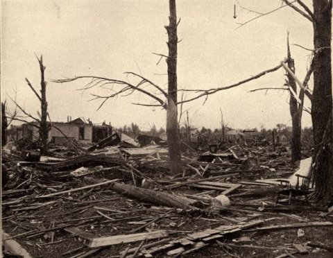 Mattoon Illinois tornado damage2