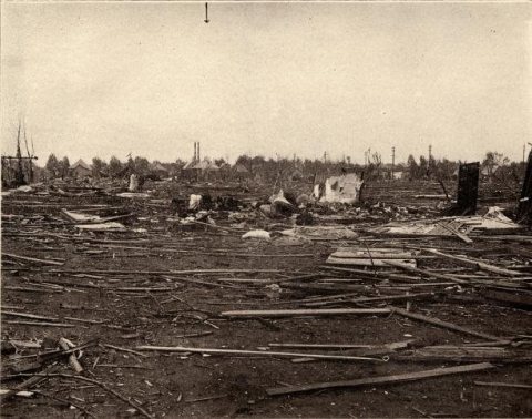 Mattoon Illinois tornado damage