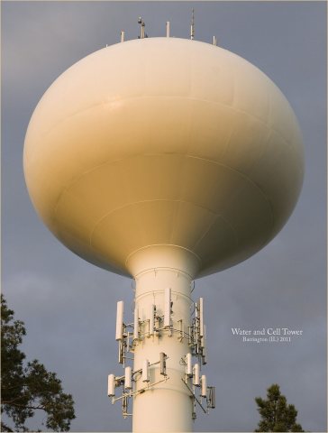 Water and cell tower Barrington IL 2011-05-12