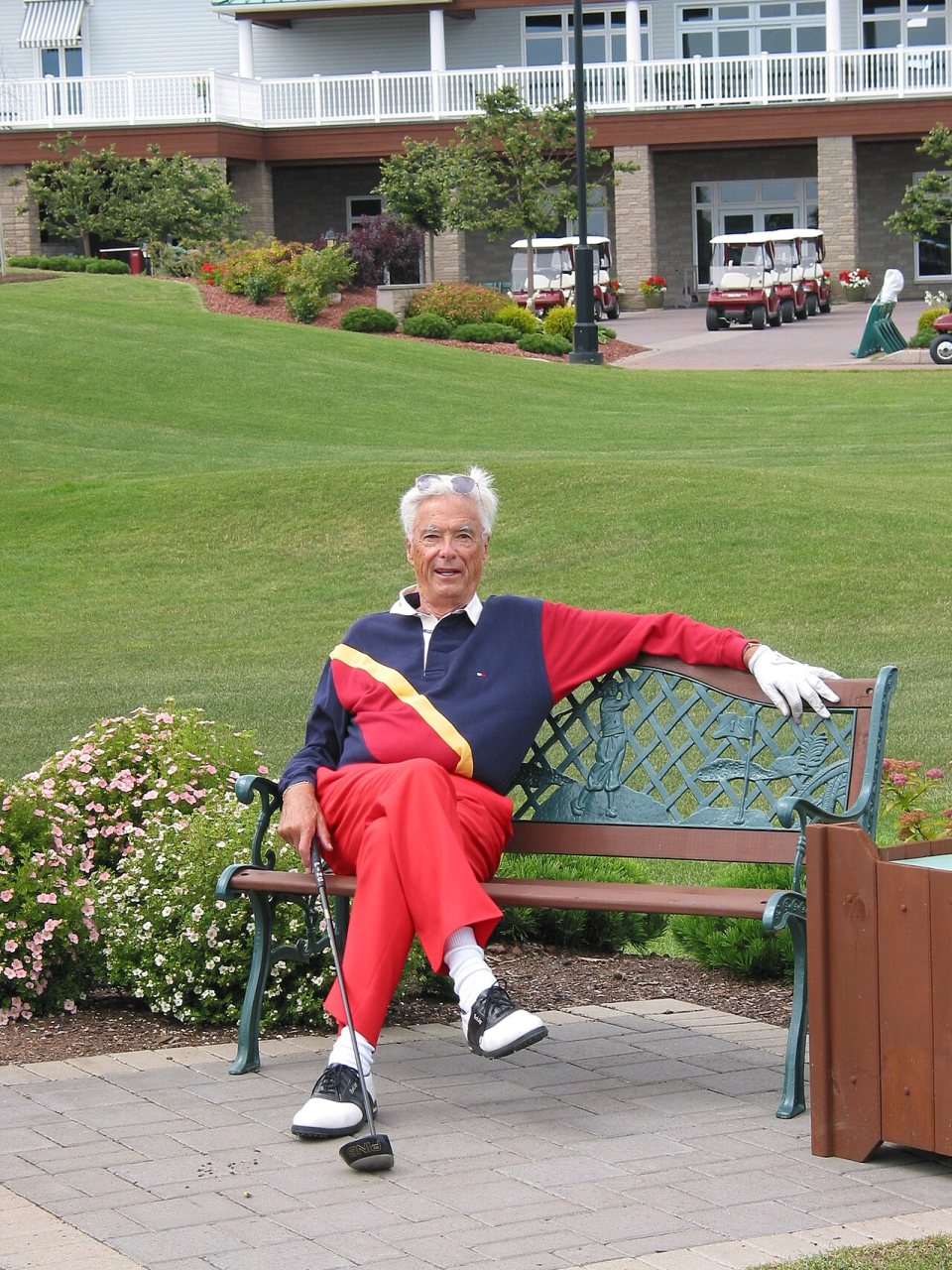 Harold Shipp Golfing