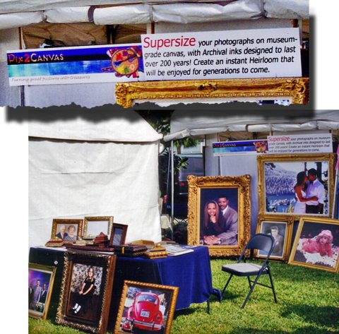Pix2Canvas, Melbourne Beach, Florida, May 5, 2001