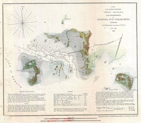 G N. 2 U.S. Coast Survey . . . Reconnaissance of Channel No. IV Cedar-Keys Florida