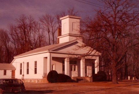 Historic Ben Davis Creek Christian Church, Union Township, Rush County, Indiana, 1985