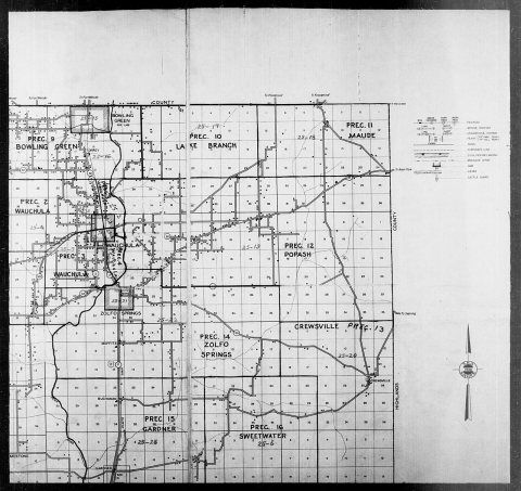 1940 Census Enumeration District Maps - Florida - Hardee County - ED 25-1 - ED 25-23