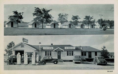 Noble's Tourist Court, circa 1945 - Jackson Township, Porter County, Indiana