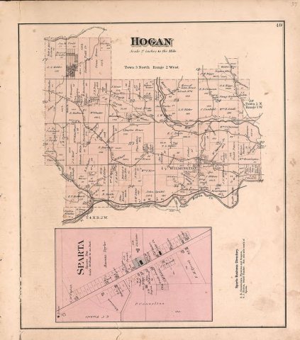Atlas of Dearborn County, Indiana - to which is added a map of the state of Indiana, also an outline and rail road map …