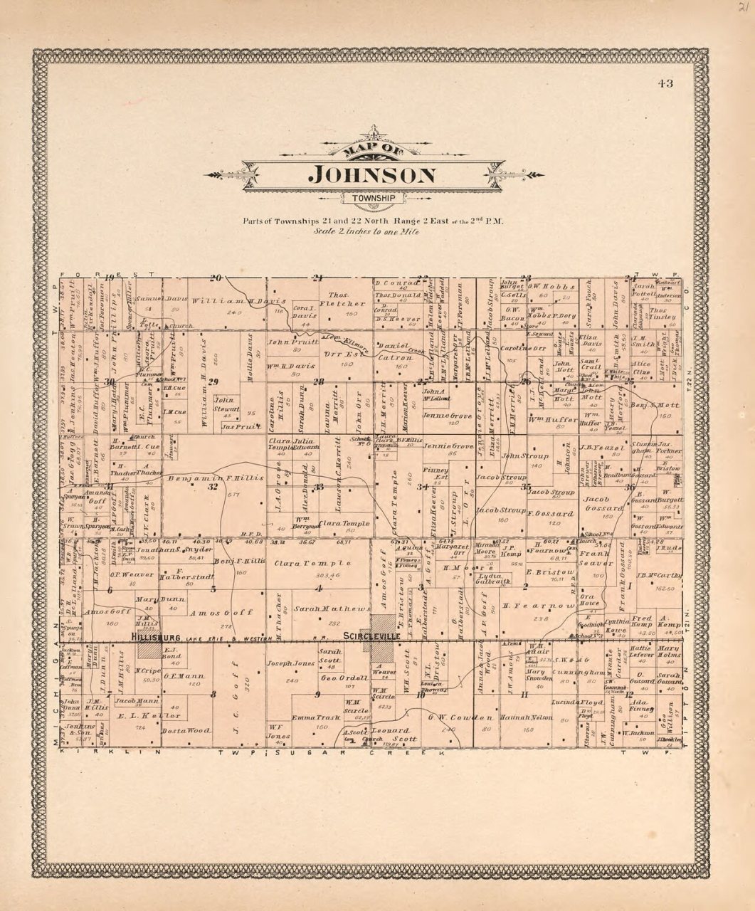 20th century atlas of Clinton County, Indiana - containing maps of villages, cities and townships of the county, of the…
