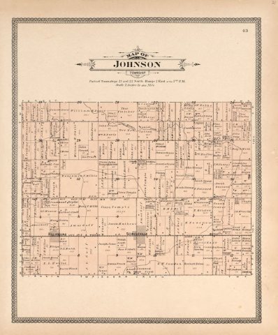 20th century atlas of Clinton County, Indiana - containing maps of villages, cities and townships of the county, of the…