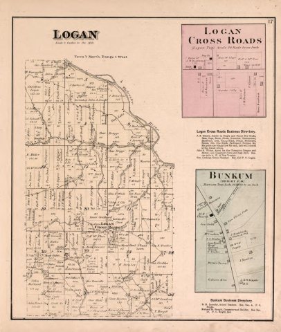 Atlas of Dearborn County, Indiana - to which is added a map of the state of Indiana, also an outline and rail road map …