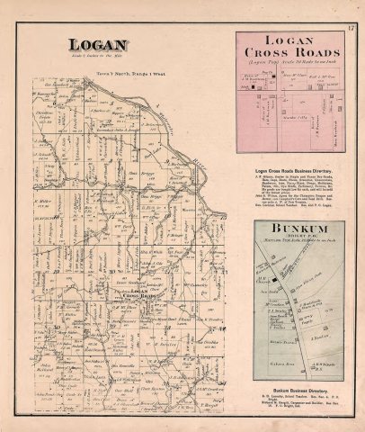 Atlas of Dearborn County, Indiana - to which is added a map of the state of Indiana, also an outline and rail road map …