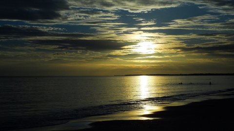 Mexico Beach FL Sky ^ White Sand Beach 2011 Sunset USA