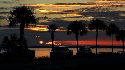 Mexico Beach FL Sky ^ White Sand Beach 2011 Sunset Sunshine