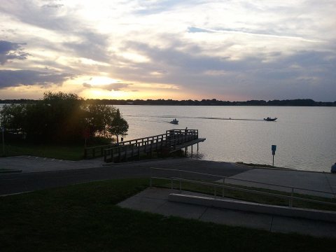 Eagle Lake Florida Overlooking Dock