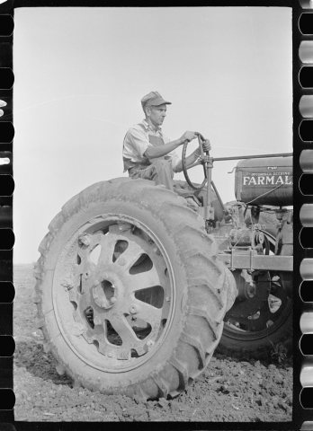 Tractor operator