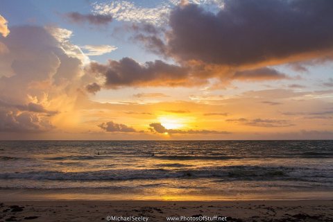 Sunrise surfing, pre-Erika