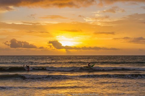 Sunrise surfing, pre-Erika