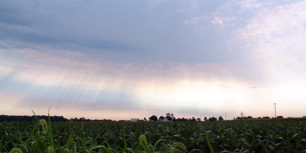 Carroll County, Indiana cloudscape