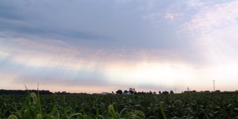 Carroll County, Indiana cloudscape