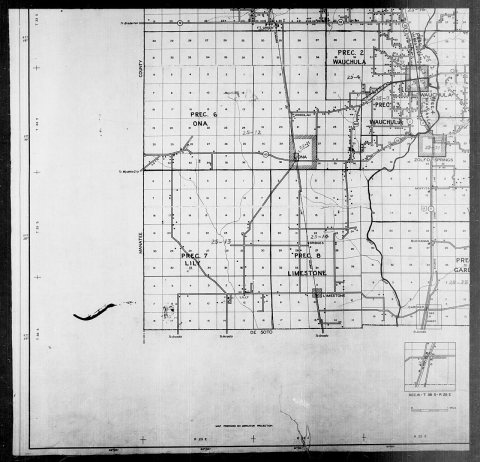 1940 Census Enumeration District Maps - Florida - Hardee County - ED 25-1 - ED 25-23