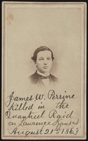 James W. Perrine, young clerk killed