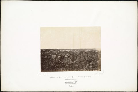 Lecompton, Kansas, in 1867, 50 miles west of Missouri River