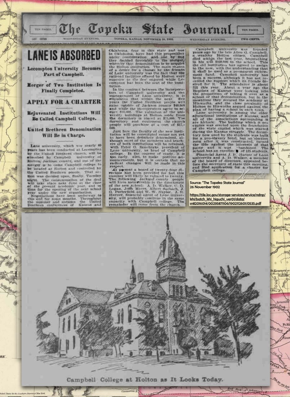 Lane College Merges with Campbell College