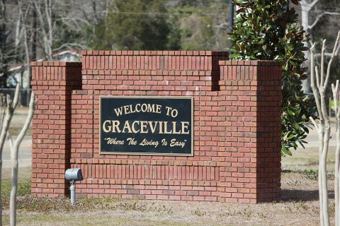 Welcome To Graceville Sign