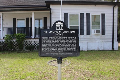 Dr. James M. Jackson Home historical marker