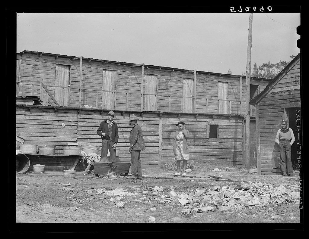 Untitled photo, possibly related to: Pahokee "hotel" housing for Negro migratory vegetable pickers and laborers. Pahoke…