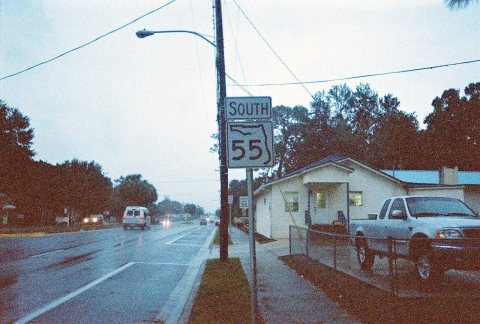 FL 55 Sign on US 19-98