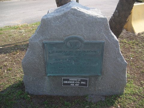 Mulberry FL citrus planting plaque01