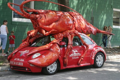 Lobster Car in Orlando, Florida