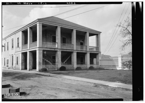Mount Vernon Arsenal, Barracks Building, Old Saint Stephens Road (County Road 96)